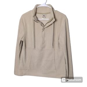 Avalanche Tan Grid‎ Fleece 1/2 Zip Size Medium